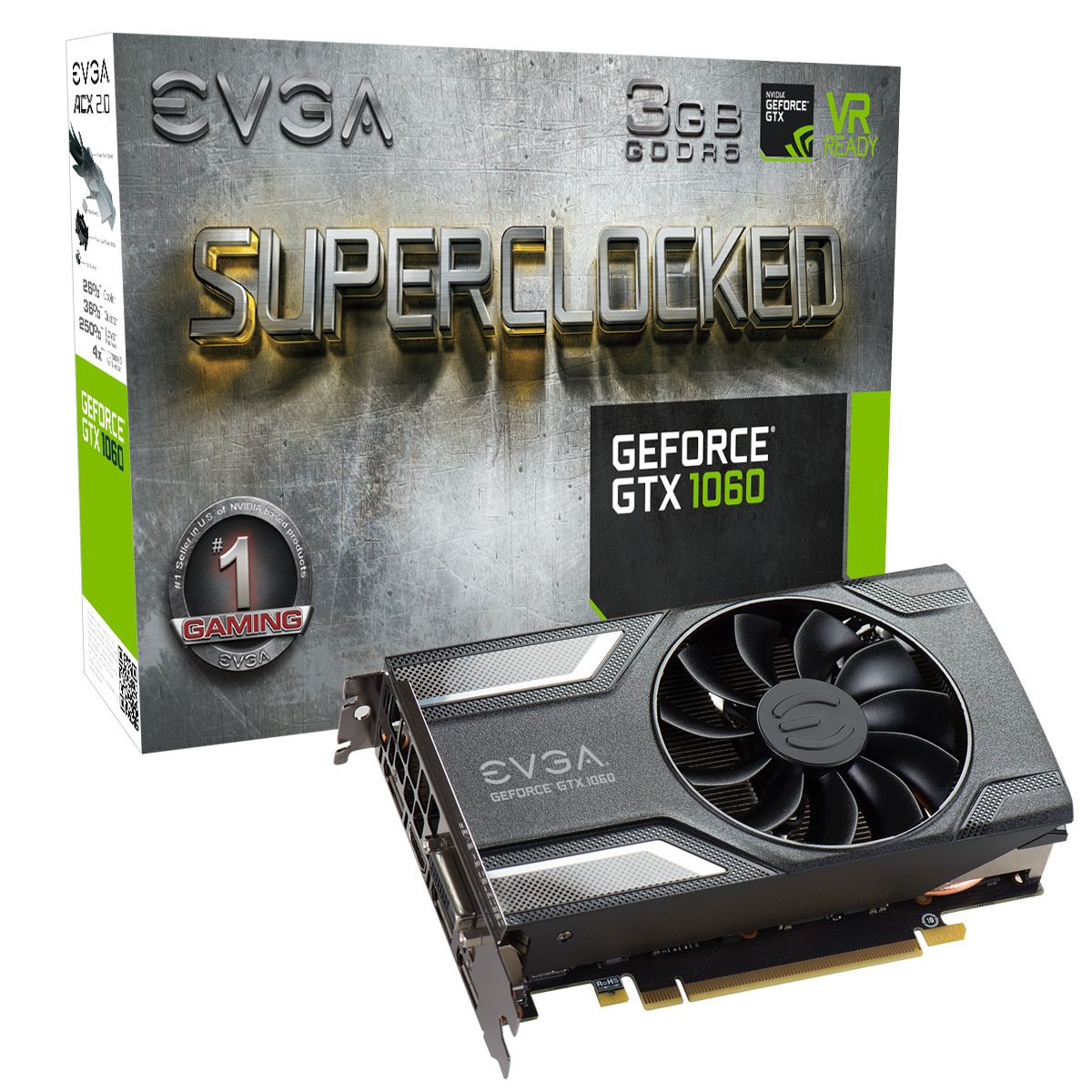 EVGA Geforce GTX 1060 3Gb ITX